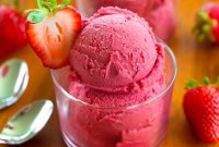 Homemade Strawberry Sorbet: Fresh, Bright & Dairy-Free Recipe