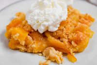 Simple Peach Cobbler from Cake Mix — Quick Summer Dessert