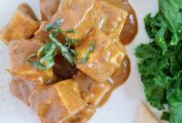 Creamy Vegetarian Tofu Paprikash with Bell Peppers and Paprika