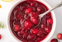 Homemade Cranberry Sauce Recipe with Fresh or Frozen Cranberries