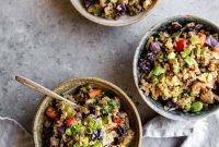 Savory Asian Cauliflower Fried Rice with Tangy Sauce