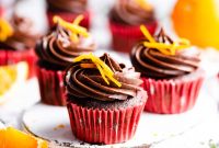 Chocolate Orange Cupcakes Recipe with Zesty Ganache