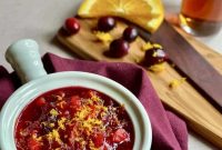 Marsala Cranberry Apple Sauce Recipe for Holiday Meals