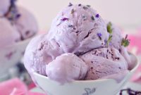 Lavender and Rose Ice Cream Recipe: Floral Homemade Gelato
