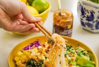 Deconstructed Spring Roll Bowl: Fresh Vietnamese Rice Paper Salad
