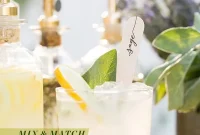 Garden Cocktail Party: Mix & Match Refreshment Bar Ideas
