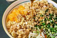 Crunchy Ramen Noodle Salad with Cabbage & Almonds