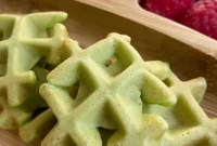 Green Spinach Banana Waffles Recipe | Fluffy & Nutritious Breakfast