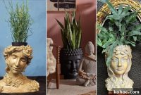 13 Striking Plants for Head Planters to Elevate Your Décor