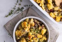 Sausage, Apple & Cranberry Cornbread Dressing Recipe