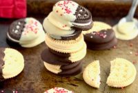 Gluten-Free Dairy-Free Oreo Valentine Dipped Cookies