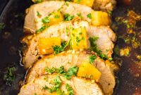 Pineapple Pork Loin Slow Cooker Recipe for Tender, Juicy Meat
