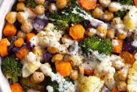 Roasted Vegetable Bowls with Lemon Tahini Drizzle