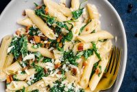 Creamy Pancetta Pasta with Parmesan and Peas