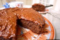 Paleo Raspberry Chocolate Banana Cake (Gluten Free)