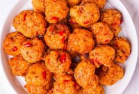Pimento Cheese Sausage Balls: Southern Party Appetizer Recipe