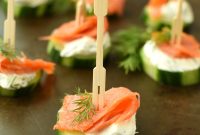 Smoked Salmon Cucumber Bites with Dill Cream Cheese