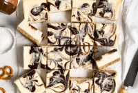 Chocolate SunButter Cheesecake Bars Recipe — No-Bake Dessert