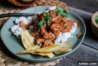 Mango-Braised Pork with Fragrant Coconut Rice