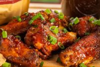 Pecan Pellet-Smoked Chicken Wings with Yuzu Miso Glaze