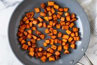 Crispy Sautéed Sweet Potatoes with Garlic and Herbs