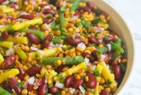 Simple Three-Bean Salad with Zesty Vinaigrette