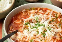 Slow Cooker Stuffed Bell Pepper Soup Recipe