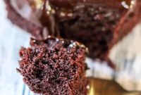 Autumn Spice Mocha Cake with Silky Coffee Ganache