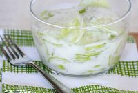 Creamy Cucumber Salad with Sour Cream Dressing