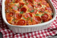 Bubble-Up Biscuit Pizza Casserole Recipe for Family Nights