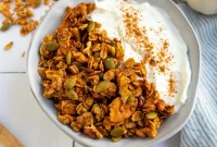 Pumpkin Granola with Maple or Date Syrup