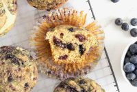 Blueberry Swirl Muffins Recipe with Cream Cheese Swirl