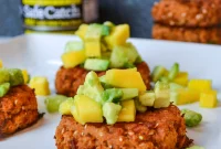 Ahi Tuna Cakes with Mango Avocado Salsa Recipe