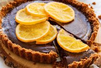 Decadent Chocolate Orange Tart Recipe with Zesty Ganache