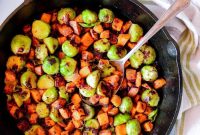 Sweet Potato and Bacon Hash with Crispy Onions