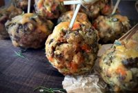 Cheesy Sausage Stuffing Bites: Party Appetizer Recipe