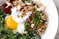 Hearty Savory Barley Breakfast Bowls for Morning Protein
