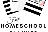 Free Printable Homeschool Planner: Weekly & Monthly Templates