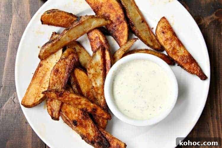 Taco-Seasoned Oven-Baked Potato Wedges 3 Oven Baked Potato Wedges - crispy homemade potato wedges that you bake in the oven