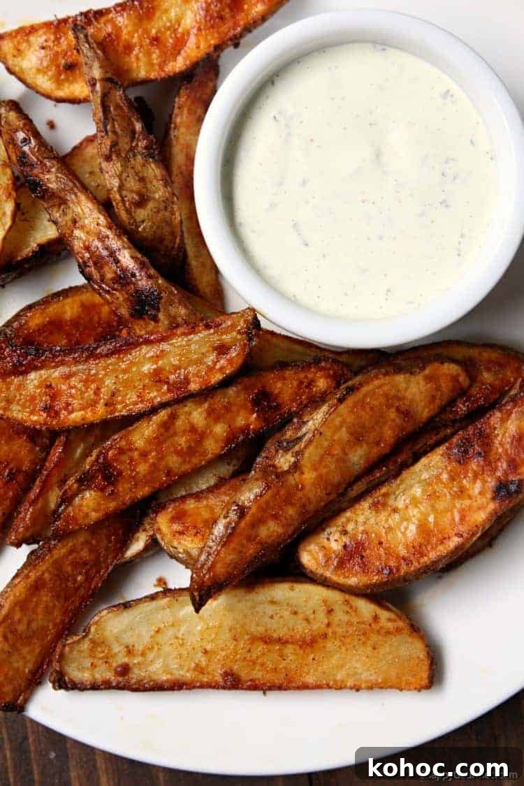 Taco-Seasoned Oven-Baked Potato Wedges 7 Oven Baked Potato Wedges - these crispy taco seasoned potato wedges are the best side dish