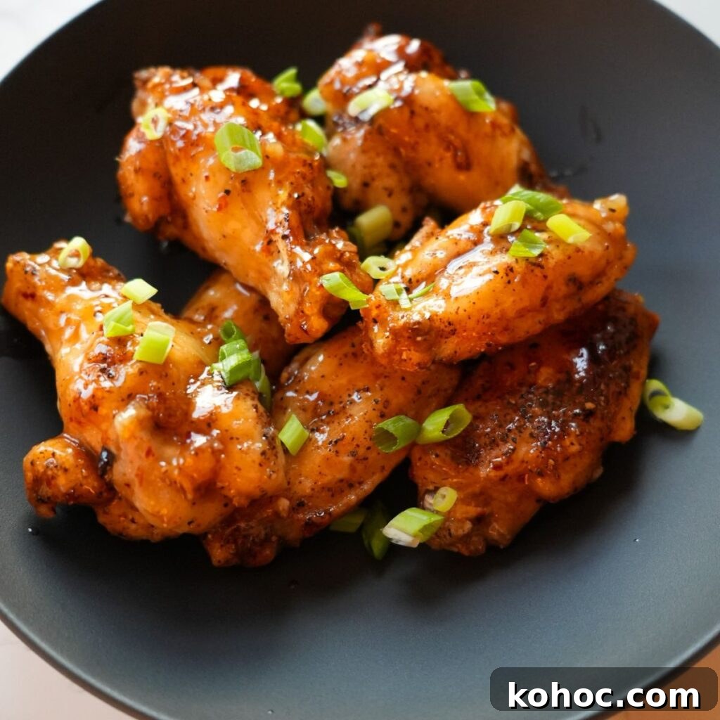 Crispy Honey Garlic Chicken Wings Recipe for Sticky, Savory Flavor 7 img 1115 6