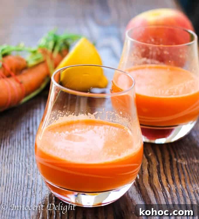 Fresh Carrot and Apple Juice Recipe for Glowing Skin 6 Carrot Apple Juice