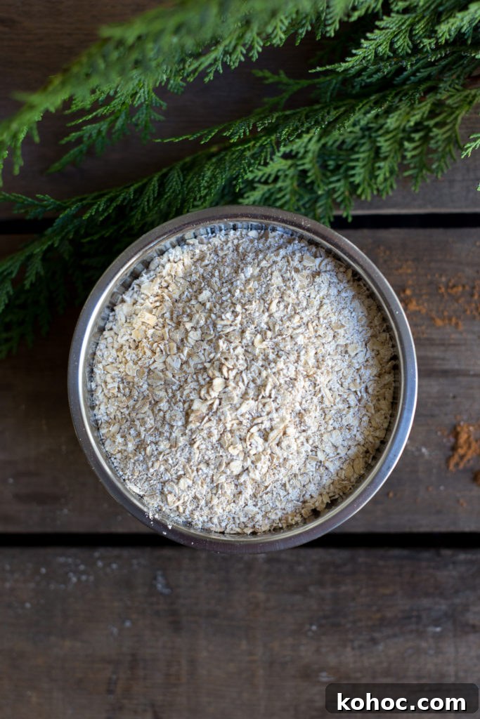 Chinese Five-Spice Iced Oatmeal Cookies Recipe 6 Coarsely chopped rolled oats