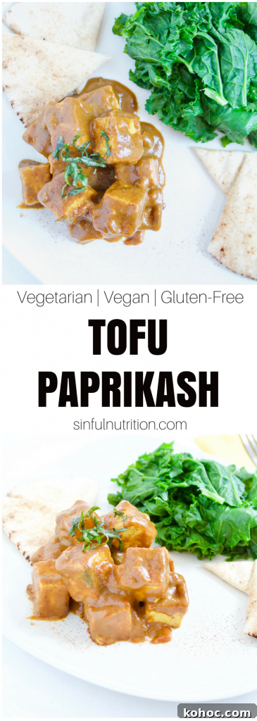 Creamy Vegetarian Tofu Paprikash with Bell Peppers and Paprika 7 Vegetarian Paprikash Recipe