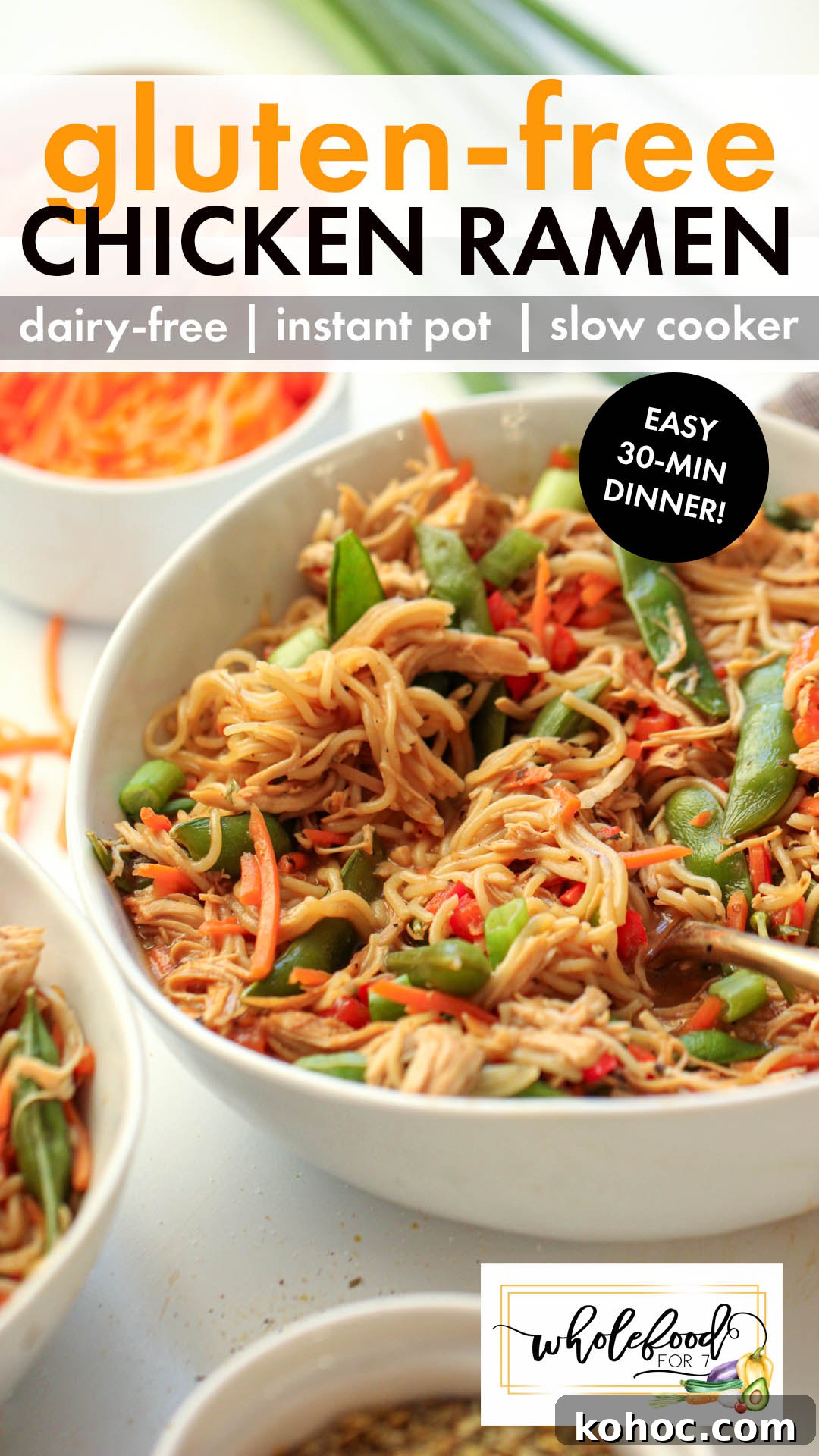 Gluten-Free Chicken Ramen: Instant Pot & Slow Cooker Recipes 2 Gluten-free Chicken Ramen