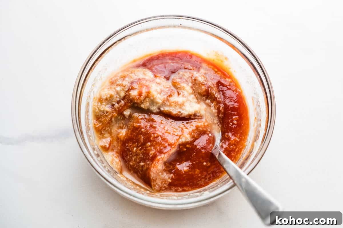 Make the cocktail sauce.