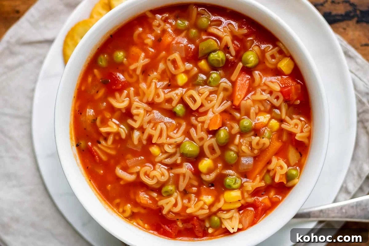 29 Tasty Meals You Can Make with Frozen Vegetables 23 A bowl of noodle soup with frozen mixed vegetables.