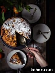 Apple and Fig Polenta Torta