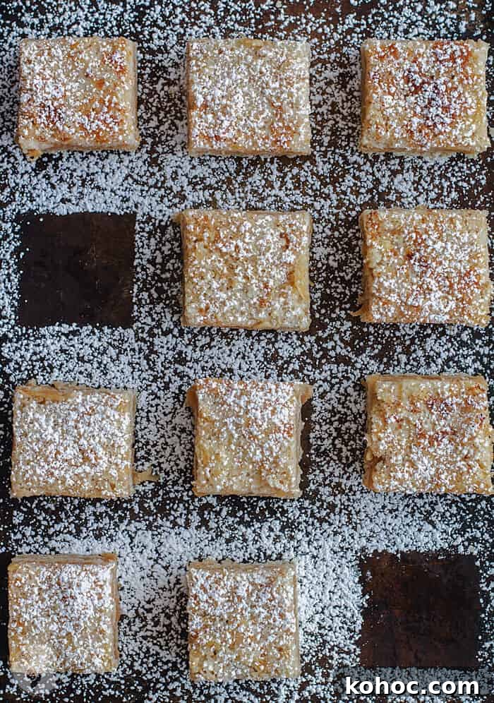 Croatian Easy Eggless Apple Cake