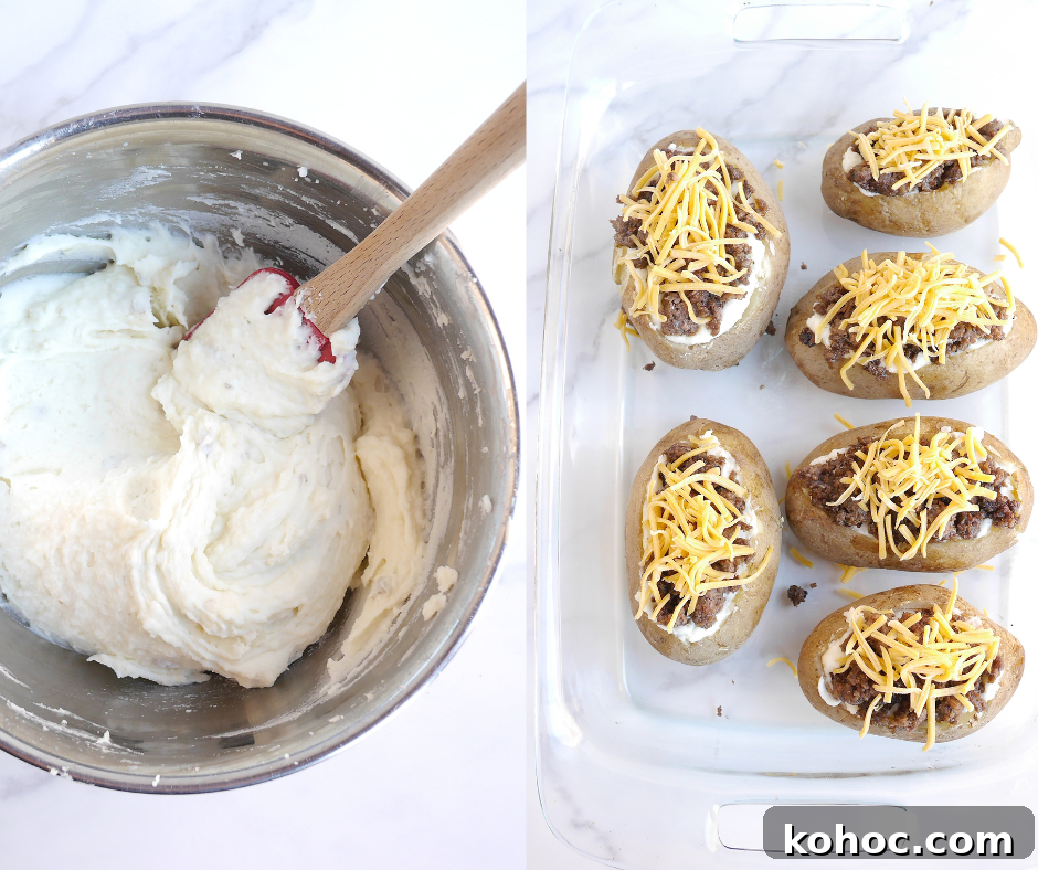 Twice-Baked Cheeseburger Stuffed Potatoes with Bacon 5 img 13594 4
